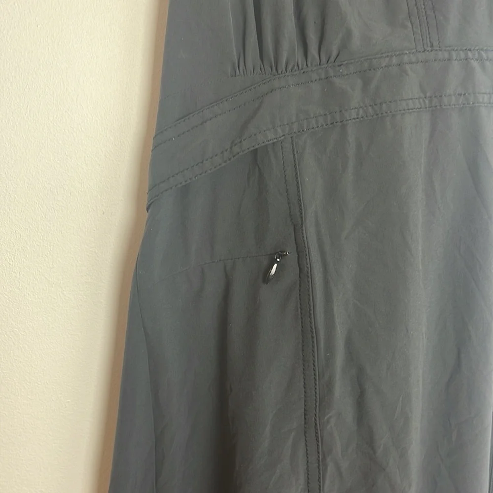 Athleta swim beach black dress size 6 with zip pockets - Picture 3 of 5